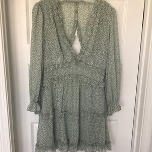 Green Chiffon Dress